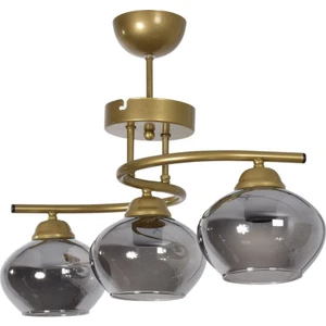 Fuji Modern Dekoratif Salon - Mutfak - Yatak Odası Renk Camlı 3 Lü Avize