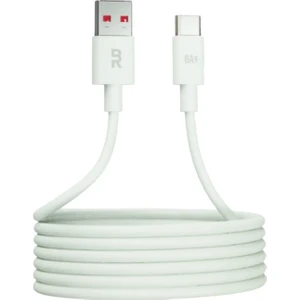 BOMER 3822 120W 6A BEYAZ RENK TYPE C to USB ŞARJ VE DATA KABLOSU