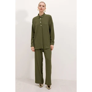 6631 Oversize Alt-Üst Takım - Haki