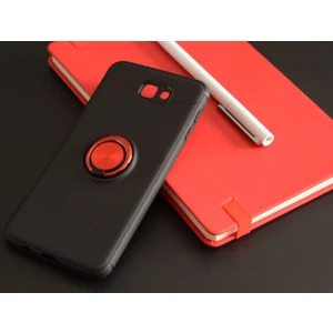 Samsung Galaxy J7 Prime  Kılıf Yüzüklü Sağlam Esnek Ringo Silikon Kapak