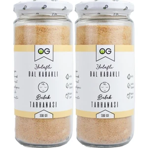 OG natural 2'li Yulaflı Bal Kabaklı Bebek Tarhanası +6 Ay 330 gr