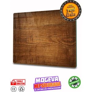 Cam Kesme ve Sunum Tablası | Eski Ahşap Görünümlü | 20CM x 30CM