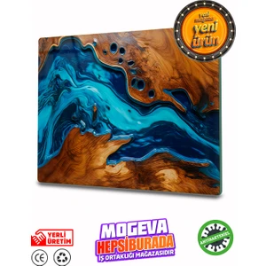 Cam Kesme ve Sunum Tablası | Epoksi Görünümlü | 20CM x 30CM