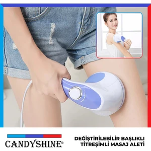 Deluxe 5 Başlıklı Masaj Aleti Titreşimli Masaj Cihazı