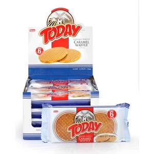 Today Caramel Waffle 132 gr 12 Adet (1 Kutu)