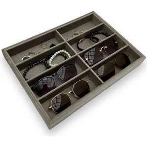 Gözlük Takı Kutusu Ahşap Üzeri Deri Kaplama