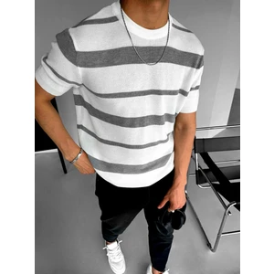 Abluka Online Oversize Örme T-Shirt Gri