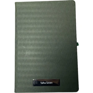 Eren Ofis Notebook Termo Deri 15X21 Kenar Boyalı Çizgili Lastikli Çizgili Defter - Kişiye Özel Isimli Hediye