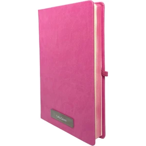 Eren Ofis Notebook Termo Deri 15X21 Kenar Boyalı Çizgili Lastikli Çizgili Defter - Kişiye Özel Isimli Hediye