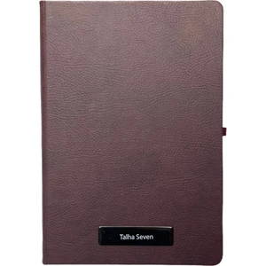 Eren Ofis Notebook Termo Deri 15X21 Kenar Boyalı Çizgili Lastikli Çizgili Defter - Kişiye Özel Isimli Hediye