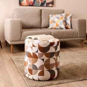 Just Home Modern Puf - Renkli - 42x38x38 cm