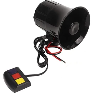 Küçük Siren Tüm Araçlara Uygun 12 Volt Kablolu 3 Sesli
