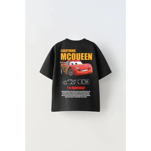 Şimşek Mcqueen Çocuk Oversize T-Shirt Tişört