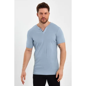 Uomo Park 2124 Düğmeli Yaka Kısa Kollu T-Shirt