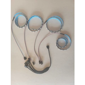 Emin Led WS2812B Pc Anakart Uyumlu 4 Adet Argb 50CM LED Ile Çoklama Aparatı