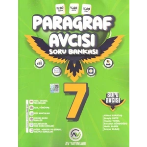 Av Yayınları 7. Sınıf Paragraf Soru Avcısı Soru Bankası