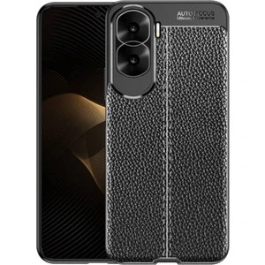 Honor 90 Lite Deri Desenli Silikon Kılıf - Ultra Darbe Emici Kamera Korumalı Kapak