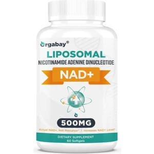 Liposomal Nad+ Supplement 500 Mg  High Absorption  Boost Nad+ With Tmg 250 Mg  Than Nicotinamide Riboside  Support Cellular Energy  Healthy Aging  60 SOFTGELS 3637