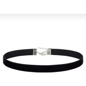 Atelier By Ece Siyah Saten Choker Kolye