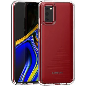 Techno Guru Samsung Galaxy A02S Tam Koruma Sağlayan Sert ve Şeffaf Coss Premium Silikon Kılıf