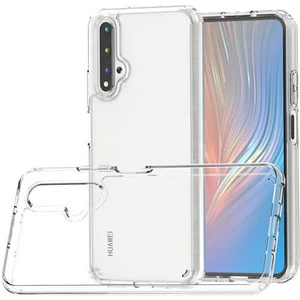 Techno Guru Huawei Nova 5t Tam Koruma Sağlayan Sert ve Şeffaf Coss Premium Silikon Kılıf