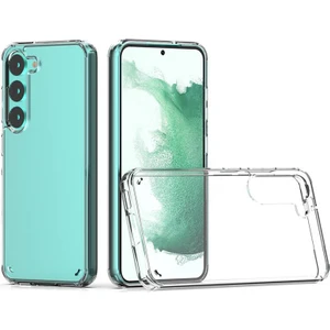 Samsung Galaxy S23 Plus Kılıf Tam Koruma Sağlayan Sert Avila Premium Şeffaf Tank Kapak