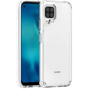 Techno Guru Huawei P40 Lite Tam Koruma Sağlayan Sert ve Şeffaf Coss Premium Silikon Kılıf