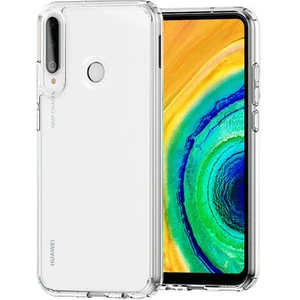 Techno Guru Huawei P40 Lite E Tam Koruma Sağlayan Sert ve Şeffaf Coss Premium Silikon Kılıf