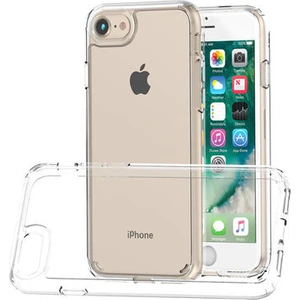 Techno Guru iPhone Se 2022 Tam Koruma Sağlayan Sert ve Şeffaf Coss Premium Silikon Kılıf