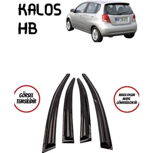 Chevrolet Kalos Hb Cam Rüzgarlığı 4lü Parlak Siyah