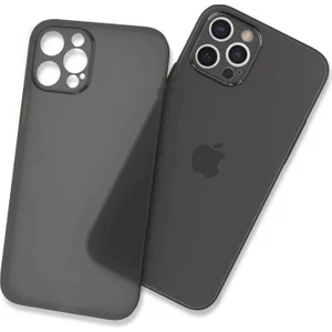 Techno Guru iPhone 14 Pro Ultra Ince Transparan Yapılı Süper Pp Silikon Kılıf