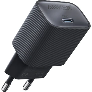 Nano USB-C Duvar Şarj Cihazı (30W) iPhone & Android ile Uyumlu Type-C Hızlı Şarj Adaptörü - A2337 - Siyah -  (Anker Türkiye Garantili)