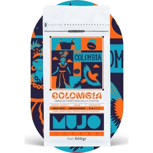 Mujo Coffee Colombia Obraje Farm Specially Coffee Çekirdek KAHVE-500gr