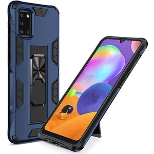 Techno Guru Samsung Galaxy A31 Stantlı ve Tam Koruma Sağlayan Şık Volve Premium Sert Silikon Kılıf