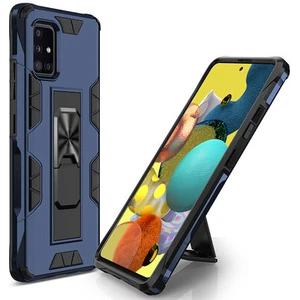 Techno Guru Samsung Galaxy A71 Stantlı ve Tam Koruma Sağlayan Şık Volve Premium Sert Silikon Kılıf