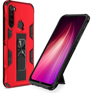 Techno Guru Redmi Note 8 Stantlı ve Tam Koruma Sağlayan Şık Volve Premium Sert Silikon Kılıf