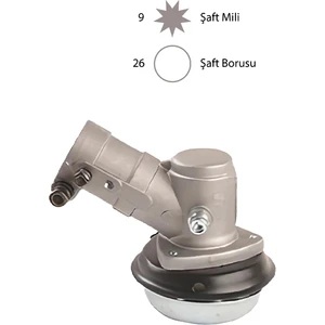 Tırpan Kafa Grubu Komple 26 mm 9 Yıldız