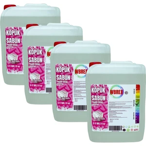 Premium Gliserinli Köpük Sabun 5 Lt * 4 Adet Ekonomik Boy Beyaz Sabun Kokulu