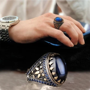 Ksr Moda Zirkon Taşlı 925 Ayar Gümüş Yüzük Tegy