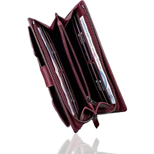 Fil Deri Büyük Cüzdan Telefon Bölmeli