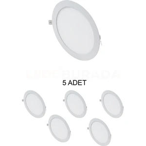 CT-5148 Slim LED Panel 15W Beyaz - 5’li Paket