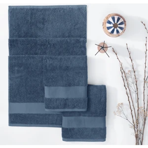 Essentials 3'lü El / Yüz / Baş Havlu Seti Navy - 50X90 cm