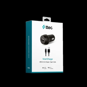 ttec SmartCharger 2.1A Araç Şarj Aleti + Type-C Kablo