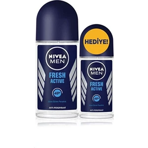 Men Fresh Active Roll-On 50+25 ml 2li Paket Erkek Roll-On Deodorant