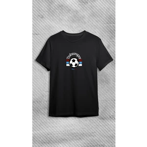 Baskılı Siyah Tişört Trabzonspor Taraftar Tasarımlı Unisex Kişiye Özel Tişört