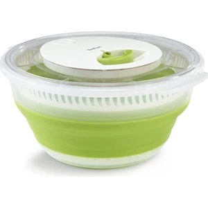 Katlanabilir Salata Kurutucu - Dayanıklı Plastik, 4 L, Kaymaz Taban, Sızdırmaz Tasarım, Çok Amaçlı Kullanım