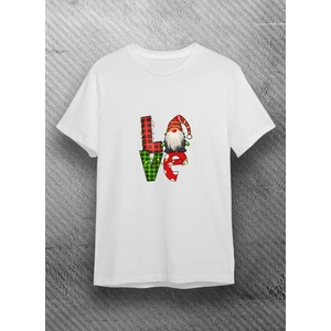 Yılbaşı Love Baskılı Tişörtü, Noel Tişörtü, Yılbaşı New Year Tişörtü Yılbaşı Tişörtü