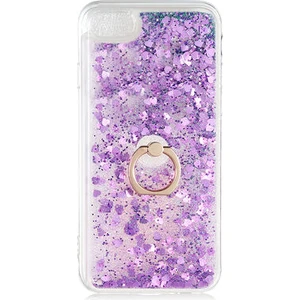 Apple iPhone Se 2020 Kılıf Yüzüklü ve Sıvılı Şık Diana Premium Silikon Kapak