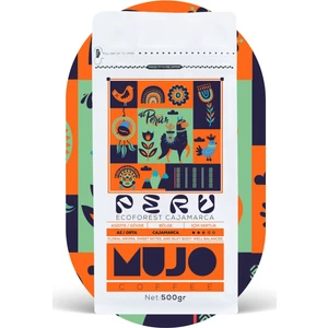 Mujo Coffee Peru Ecoforest Cajamarca Çekirdek KAHVE-500gr