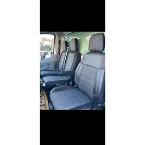 Ford Transit 2+1 Yeni Kasa Keten Kumaş  Koltuk Kılıfı